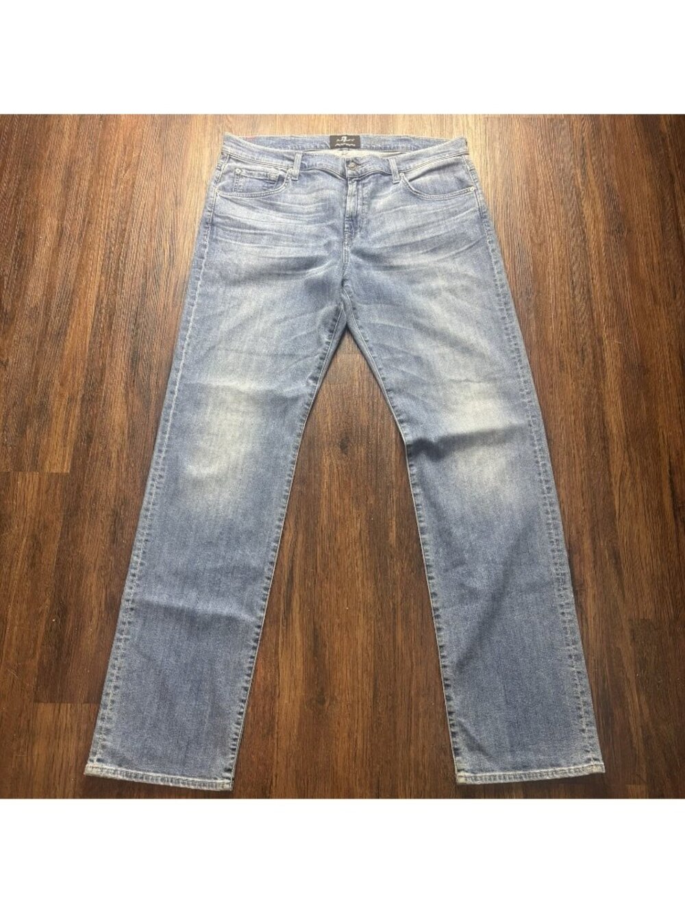 7 For All Mankind Carsen Luxe Performance Jeans Light Wash Men’s Size 38